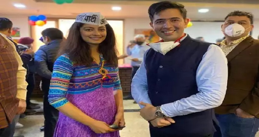Miss India Delhi 2019 मानसी सहगल आम आदमी पार्टी में हुईं शामिल Miss India Delhi 2019 मानसी सहगल आम आदमी पार्टी में हुईं शामिल